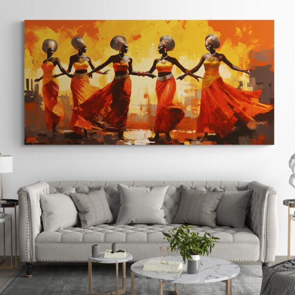 Cuadro Bailarinas Africanas