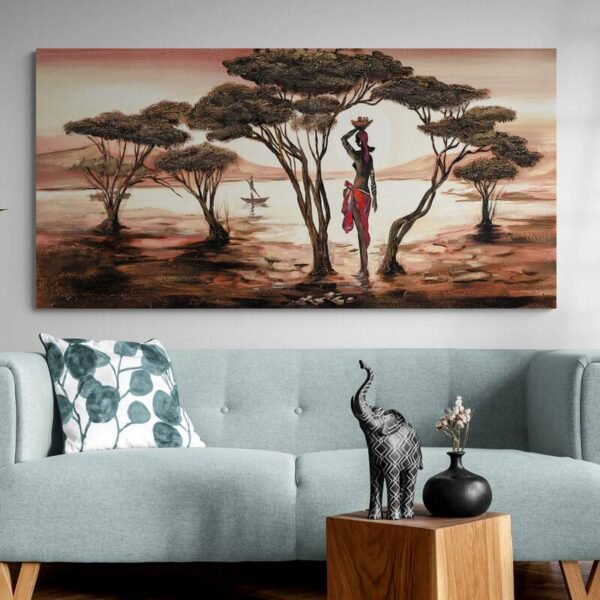 Cuadro Atardecer Africano