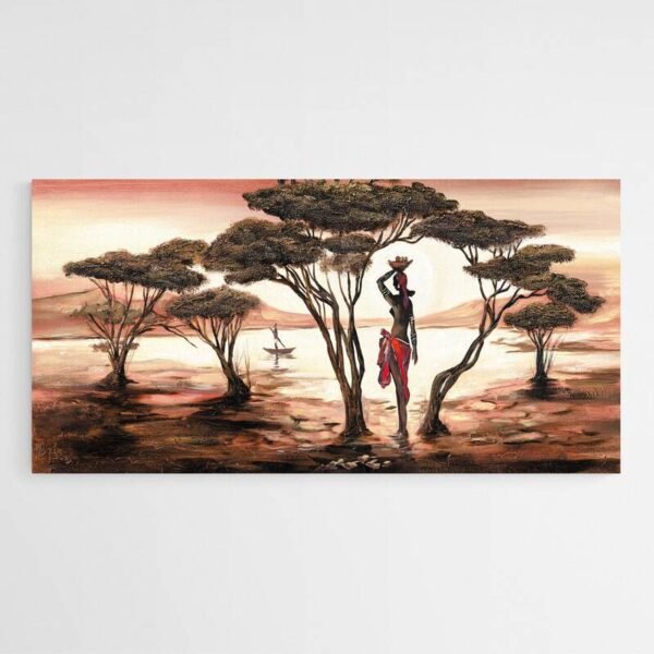 Cuadro Atardecer Africano