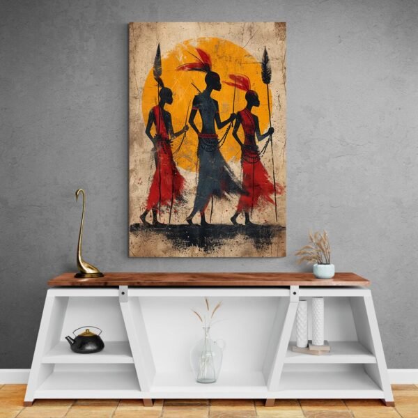 Cuadro Africano Antiguo
