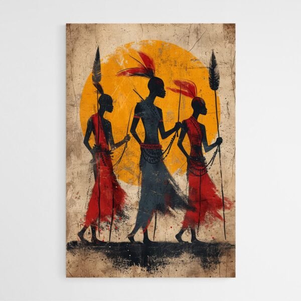 Cuadro Africano Antiguo
