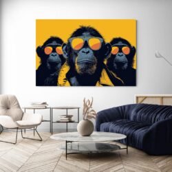 Cuadro Monos Moderno