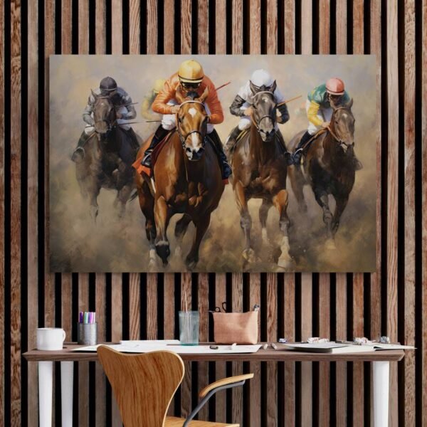 Cuadro Caballos de Carrera