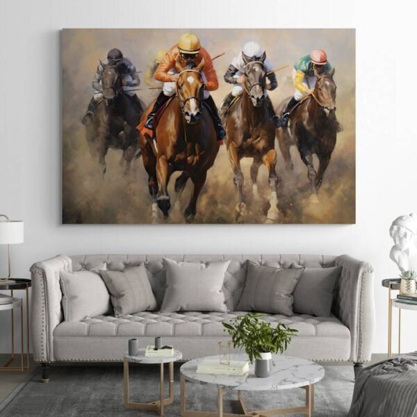 Cuadro Caballos de Carrera