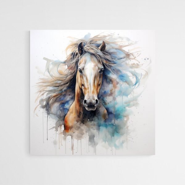 Cuadro Caballo Acuarela