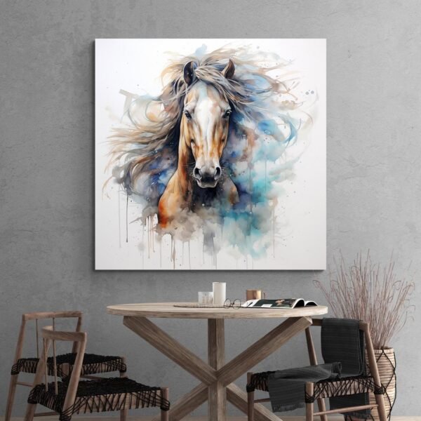 Cuadro Caballo Acuarela