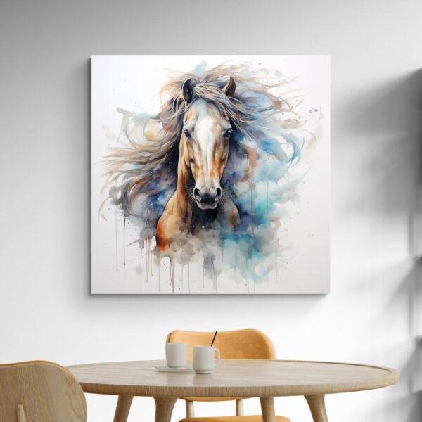 Cuadro Caballo Acuarela