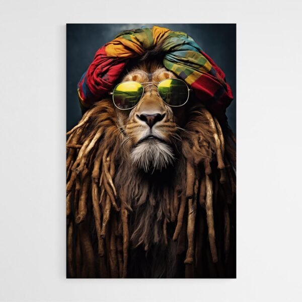 Cuadro León Rasta