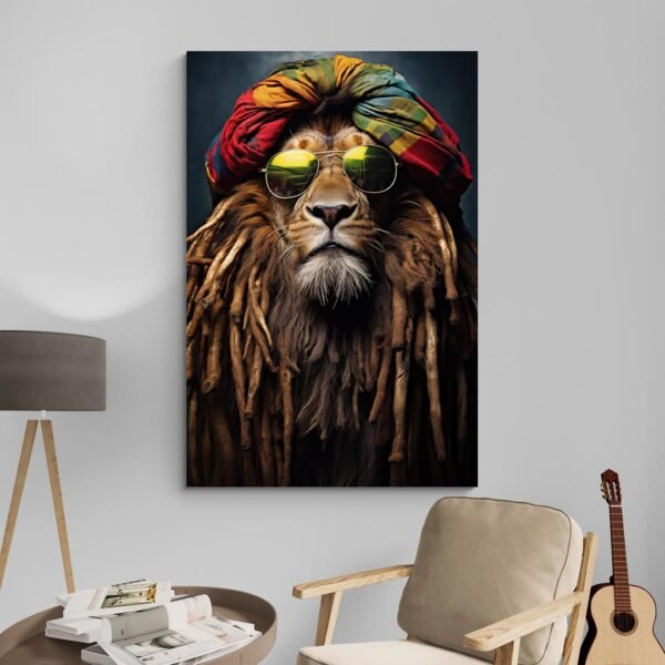 Cuadro León Rasta
