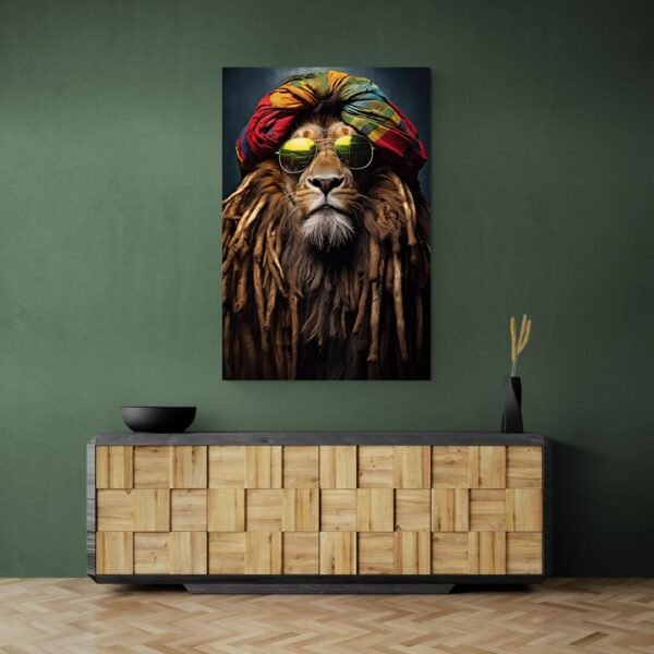 Cuadro León Rasta