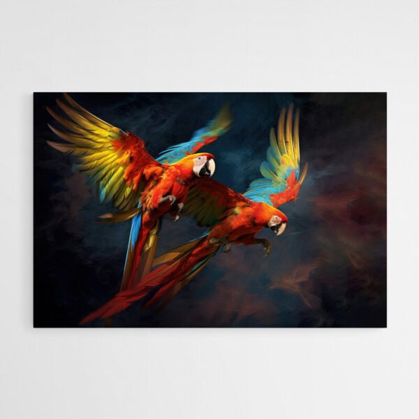 Cuadro Loros Ambiente y Estilo