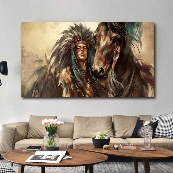 Cuadro Caballo Indio