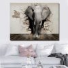 Cuadro Elefante 3D