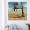 Cuadro Elefante en una Rama