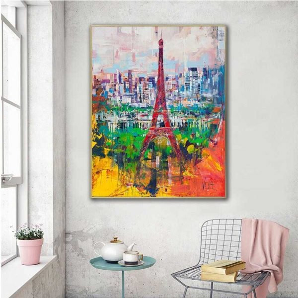 Cuadro Pintura Abstracta París