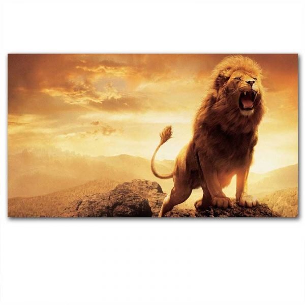 Cuadro León Rugiente