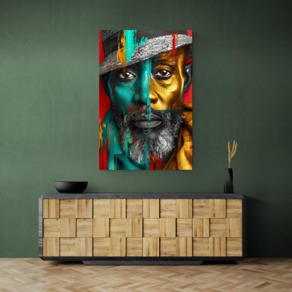 Cuadro Pintura Hombre Africano