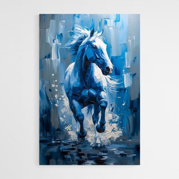Cuadro Caballo Azul