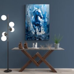 Cuadro Caballo Azul
