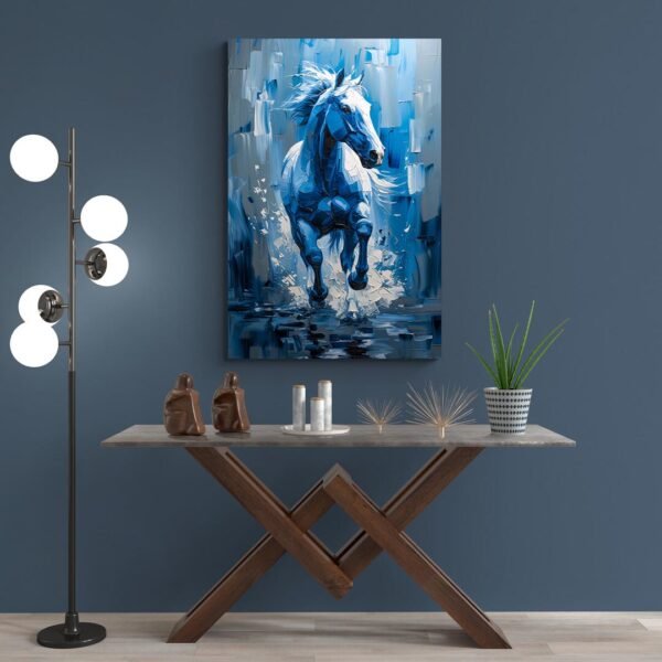 Cuadro Caballo Azul