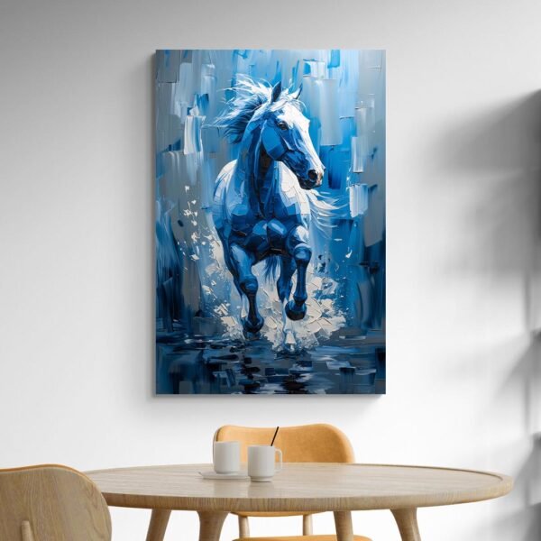 Cuadro Caballo Azul