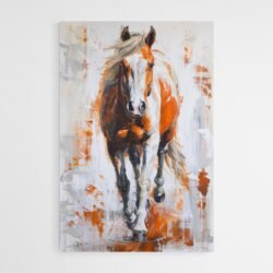 Cuadro Caballo Naranja