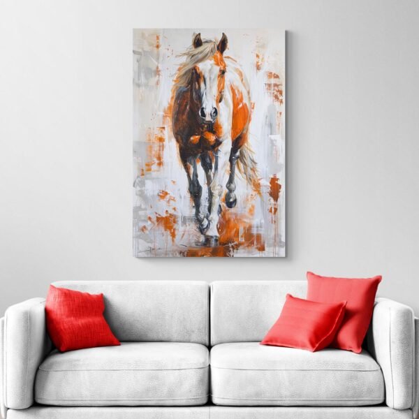 Cuadro Caballo Naranja