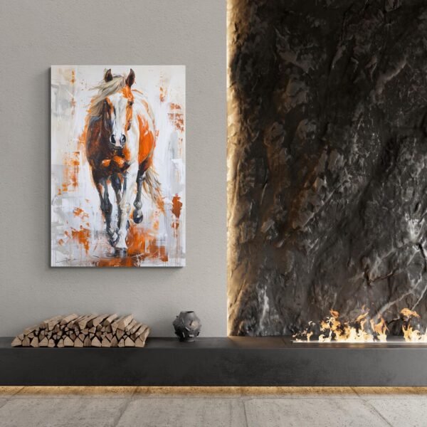 Cuadro Caballo Naranja