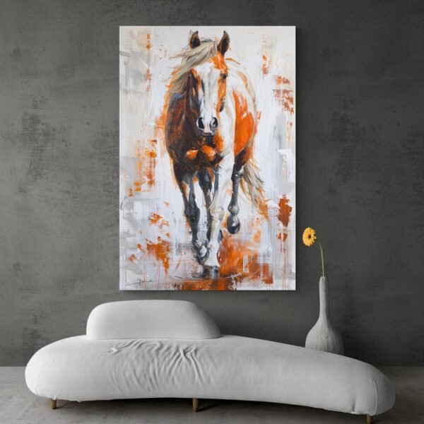 Cuadro Caballo Naranja