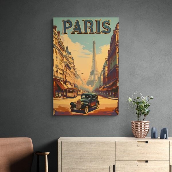 Póster París Vintage