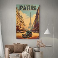 Póster París Vintage