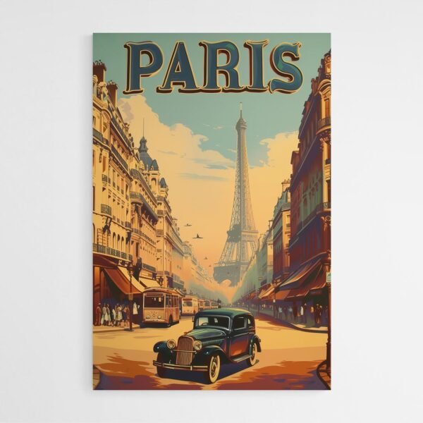 Póster París Vintage
