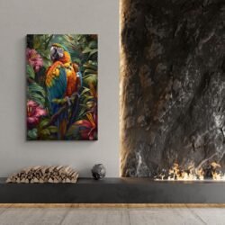 Cuadro Loro Colorido