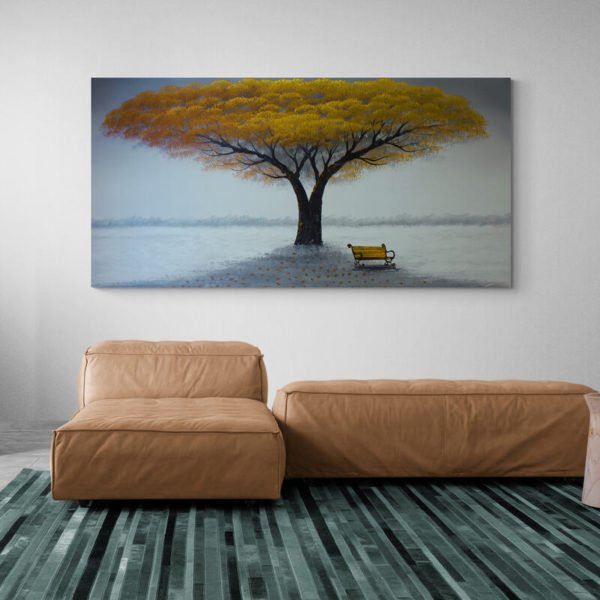 Cuadro Árbol Amarillo