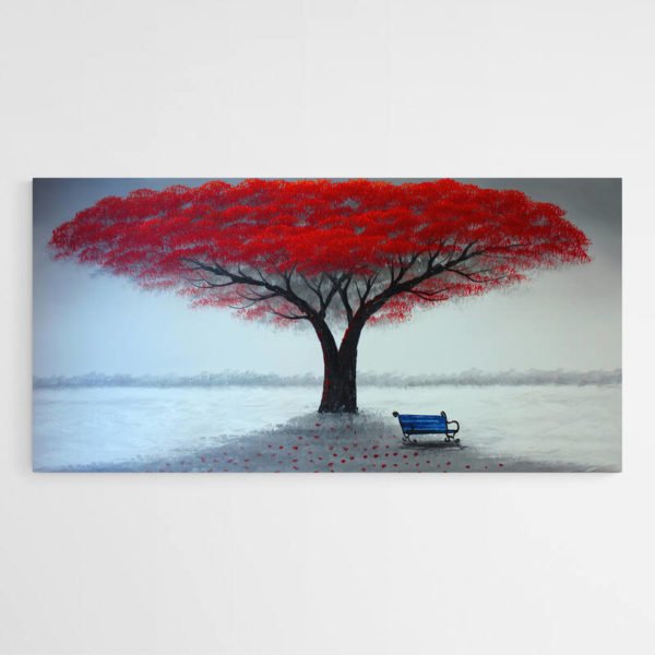 Cuadro Árbol Rojo