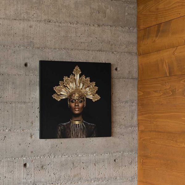 Cuadro Mujer Africana con Joyas