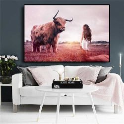 Cuadro Vaca Highland