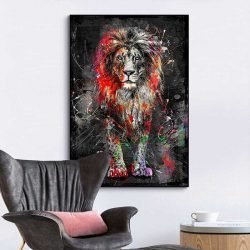 Cuadro León Moderno