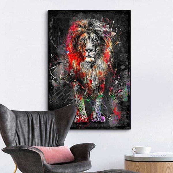 Cuadro León Moderno