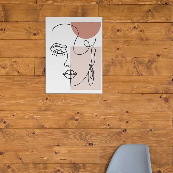 Cuadro Rostro Minimalista