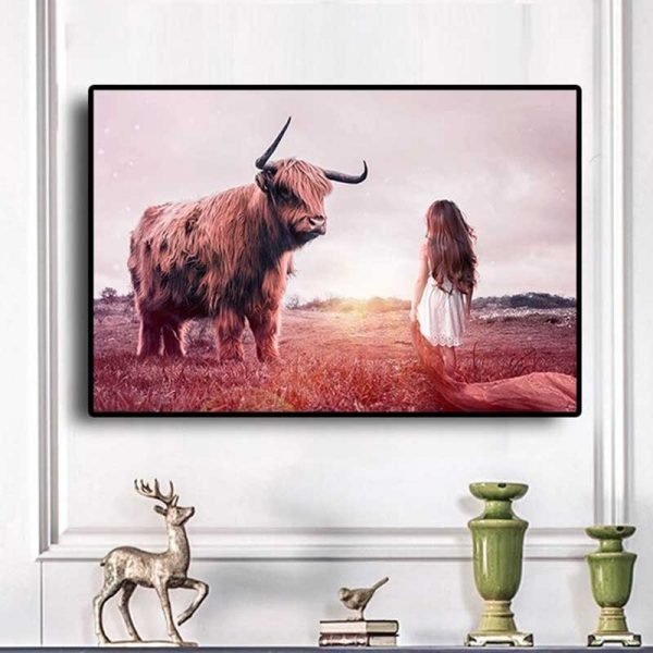 Cuadro Vaca Highland