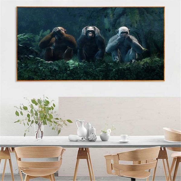 Cuadro Los 3 Monos