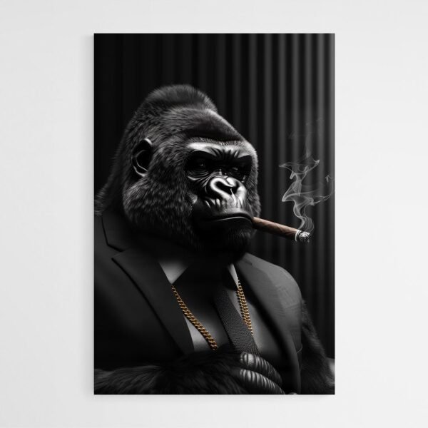 Cuadro Mono con Cigarro