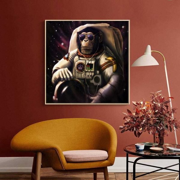 Cuadro Mono Astronauta