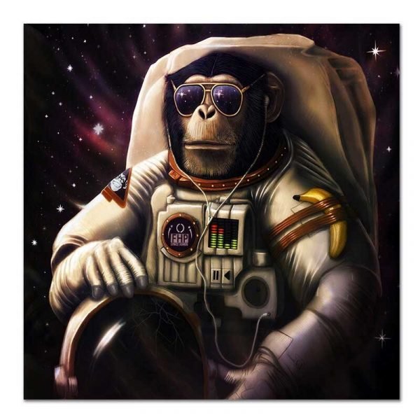 Cuadro Mono Astronauta