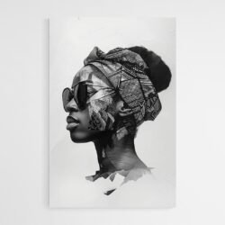 Cuadro Dibujo Africano