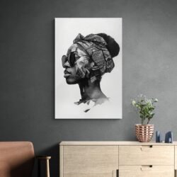 Cuadro Dibujo Africano