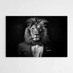 Cuadro León Disfrazado