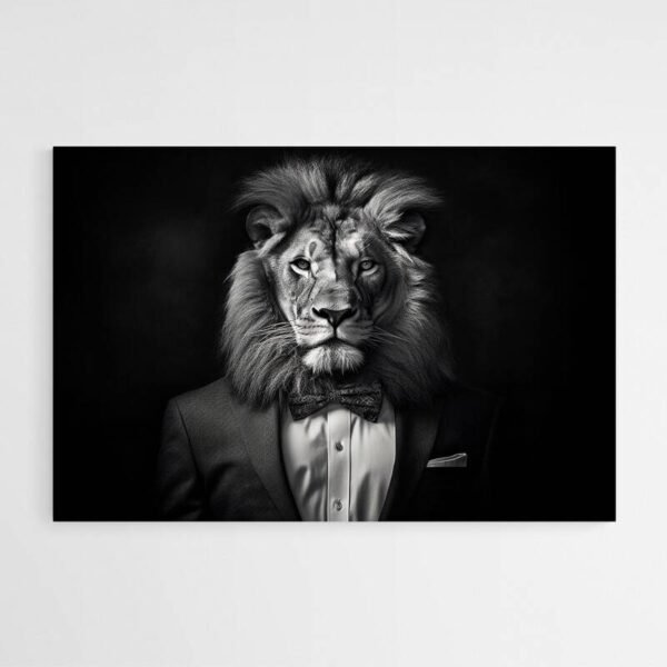 Cuadro León Disfrazado