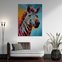Cuadro Pop Art Cebra